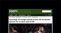 Desktop Screenshot of footy.dk